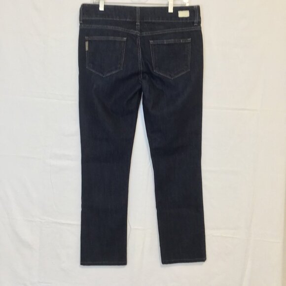 Paige Hidden Hills Straight Jeans Dark Wash Size 31 - Picture 6 of 13